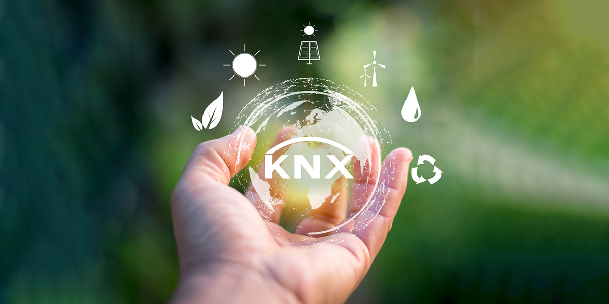 KNX visual die weergeeft wat er mogelijk is met KNX